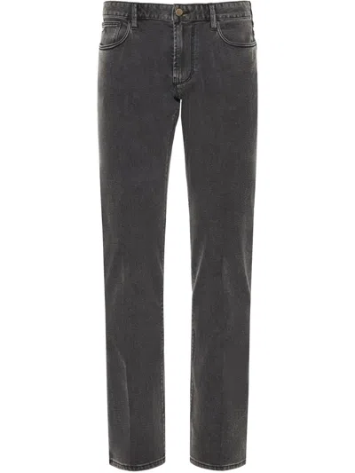 Emporio Armani Denim Cotton Jeans In Green