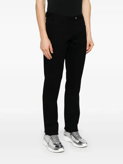 Emporio Armani Man Pants Black Size 31 Cotton, Elastane