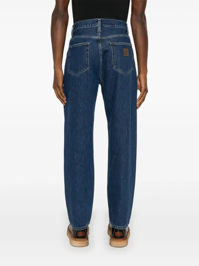 Carhartt Wip Aaron Trousers Jeans Clothing In Blue