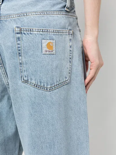 Carhartt Jeans  Wip Men Color Gnawed Blue In Blue