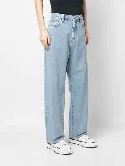 Carhartt Jeans  Wip Men Color Gnawed Blue In Blue