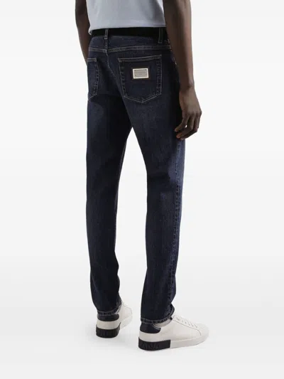 Dolce & Gabbana Jeans With Belt Loops In Black