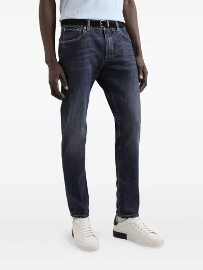 Dolce & Gabbana Jeans With Belt Loops In Black