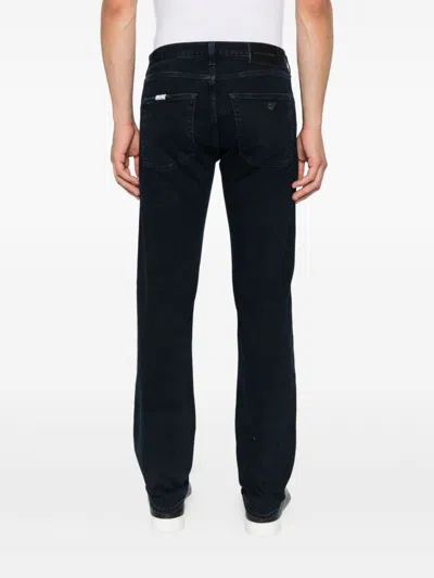Emporio Armani Man Pants Black Size 31 Cotton, Elastane In Black