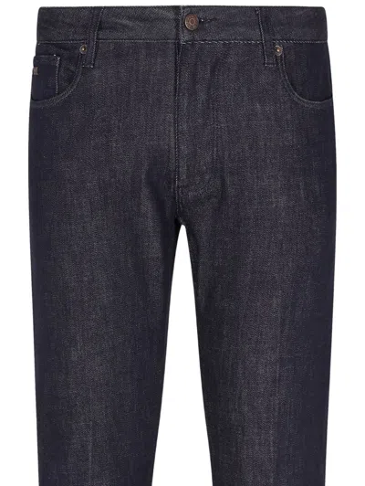Emporio Armani Blue Denim Cotton Jeans