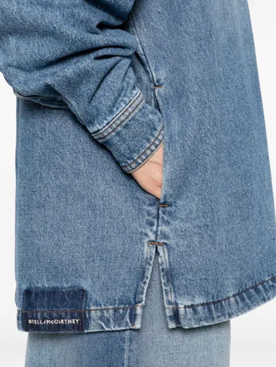Stella Mccartney Button-fastening Flap-pocket Shirt In Blue