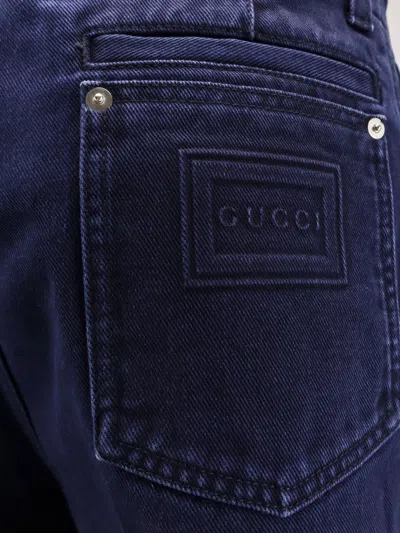 Gucci Classic Straight-leg Jeans In Blue