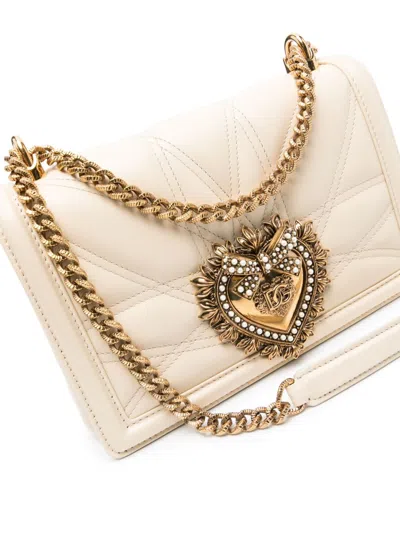 Dolce & Gabbana Devotion Medium Leather Shoulder Bag