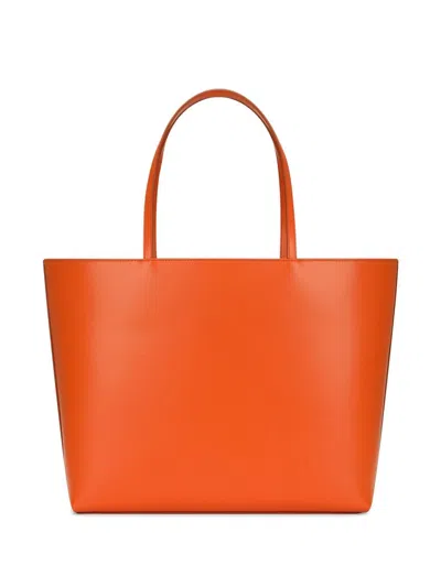 Dolce & Gabbana Medium Calfskin Shopper With Logo