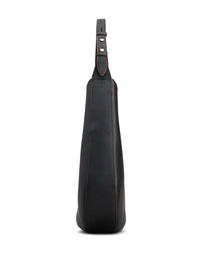 Tod's Black Di Medium Leather Hobo