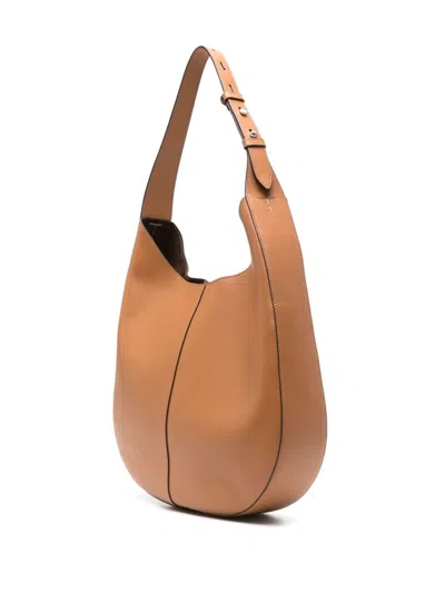 Tod's Di Bag Medium Leather Hobo Bag In Brown