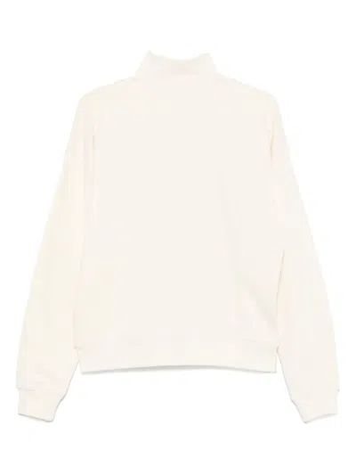 Maison Kitsuné Double Bold Fox Head Cotton Sweatshirt In Neutral