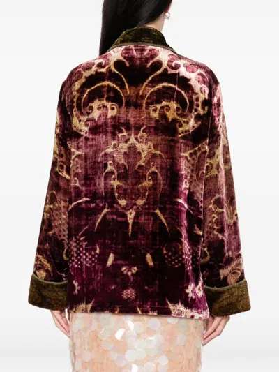 Pierre-louis Mascia Pierre Louis Mascia Double-breasted Jacket In Brown