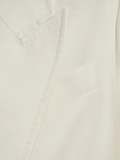 Max Mara Women Double-breasted Jacket In White