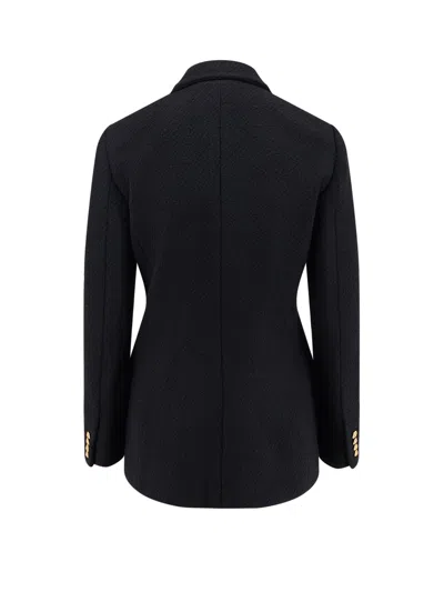 Chloé Double-breasted Virgin Wool Blend Blazer