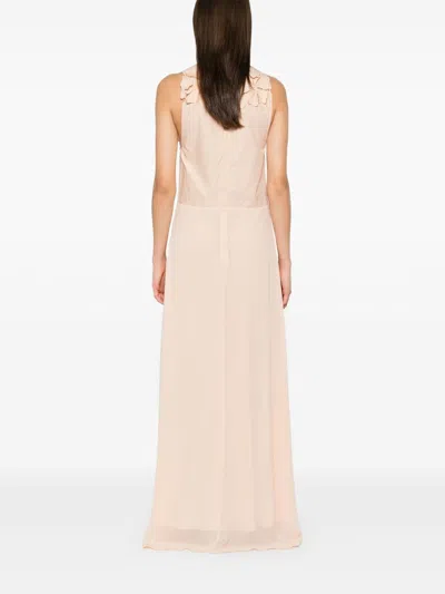 Forte Forte Embroidered Cotton Dress In Neutral