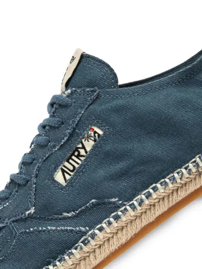 Autry Espadrillas Canvas Sneakers In Blue