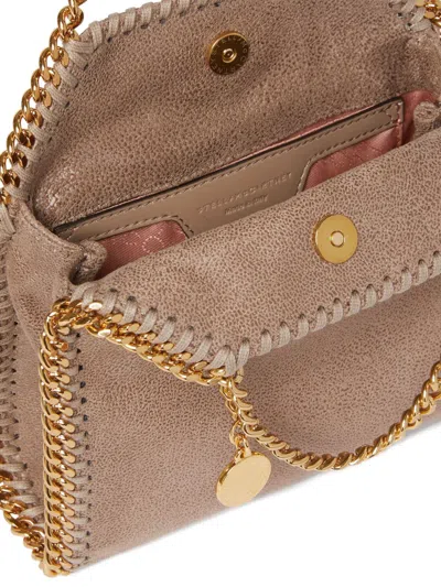Stella Mccartney Hexagonal-shaped Textured Bag With Chain Strap