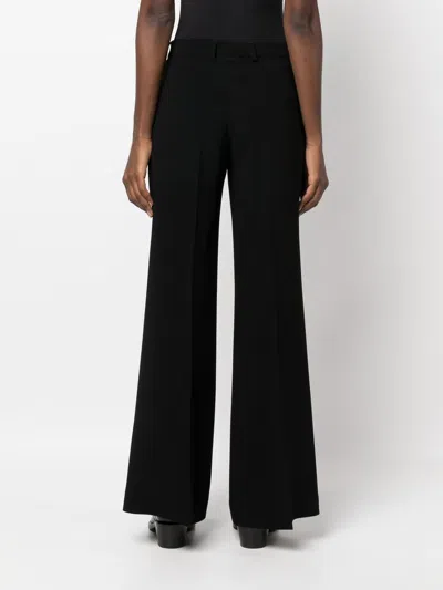 Alberto Biani Trousers Straight Leg Wide-leg Design In Black