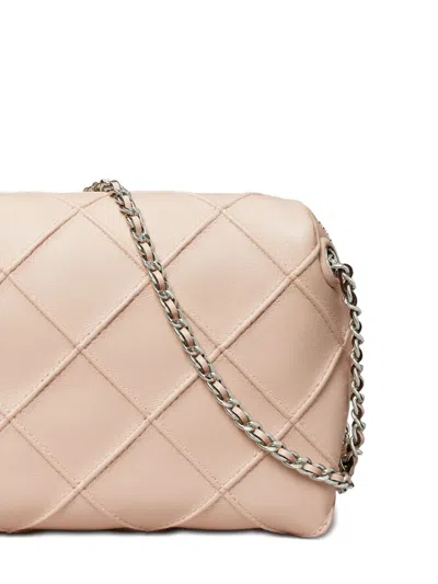 Tory Burch Fleming Soft Leather Crossbody Bag In Pink