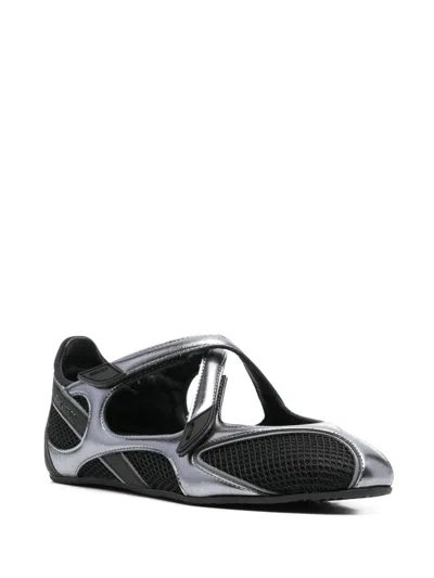 Attico Modern Flat Shoes With Cross-strap Detail