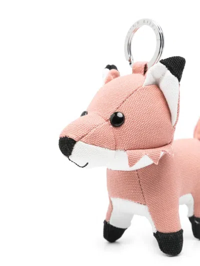 Maison Kitsuné Embroidered Bag Charm With Pop-up Animal Ears
