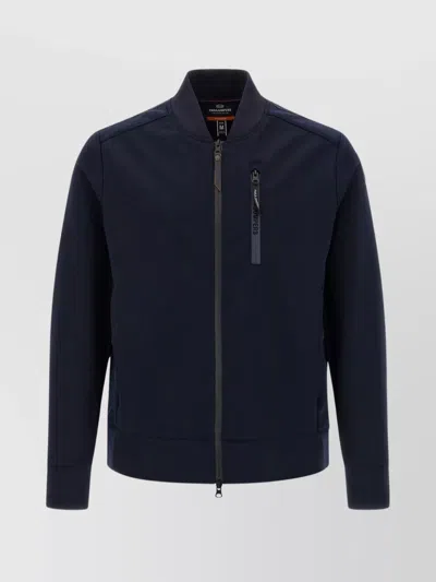 Parajumpers 'mckay' Chest Pocket Sweatshirt Long Sleeves In Blue