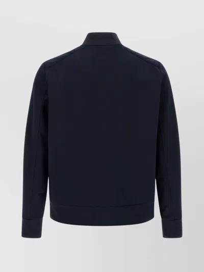Parajumpers 'mckay' Chest Pocket Sweatshirt Long Sleeves In Blue
