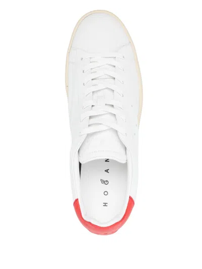 Hogan Pre H672 Leather Sneakers In White