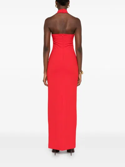 Solace London Ilona Maxi Dress In Pink