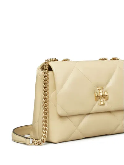 Tory Burch Small Kira Diamond Quilted Convertible Leather Shoulder Bag In Neutral