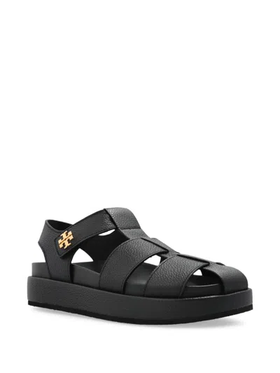 Tory Burch Strappy Sandals Platform Sole In Black