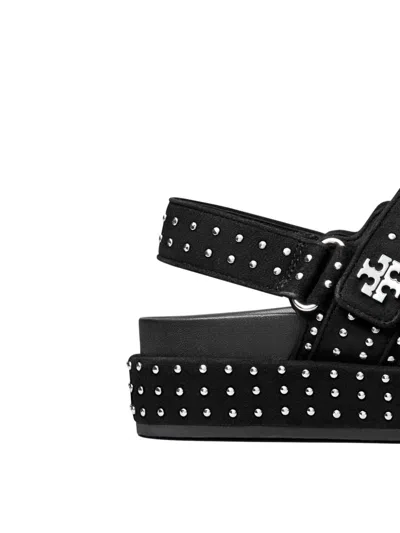 Tory Burch Kira Studded Suede Sports Sandals In Multicolor