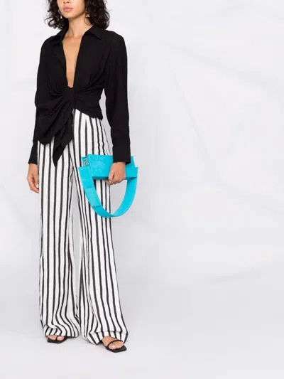 Jacquemus Black La Chemise Bahia Long-sleeve Shirt In Black