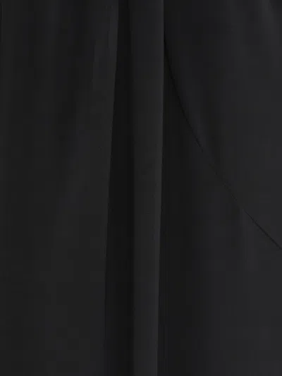 Jacquemus Women's Peplo Long Skirt In Black