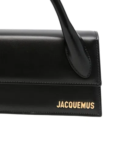 Jacquemus Shoulder Bags With Detachable Strap And Top Handle In Black