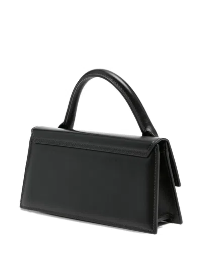 Jacquemus Shoulder Bags With Detachable Strap And Top Handle In Black