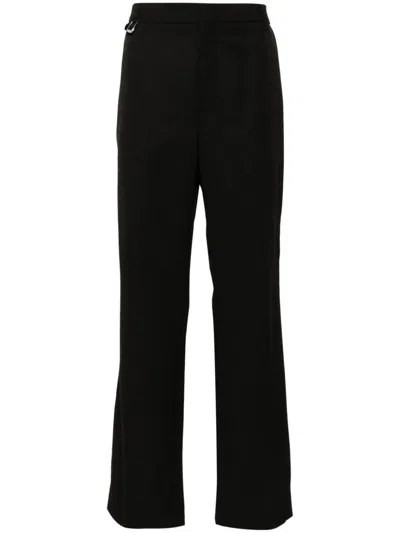 Jacquemus Luxurious Virgin Wool Trousers In Black