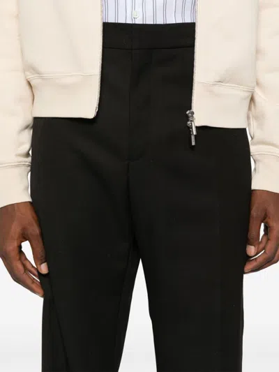 Jacquemus Luxurious Virgin Wool Trousers In Black