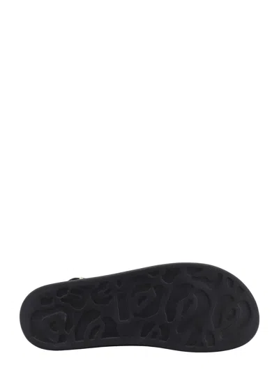 Alexander Mcqueen Alexander Mc Queen Black Leather Sandal
