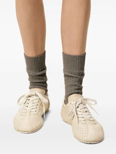 Ami Alexandre Mattiussi Ami Paris Women Leather Sneakers