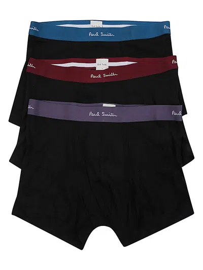 Paul Smith Men Logo Boxers - 3 Pack In Black