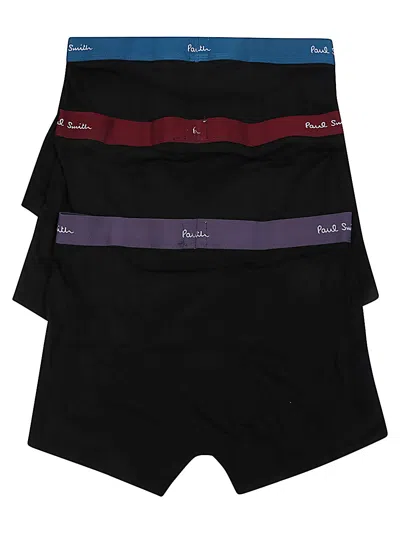 Paul Smith Men Logo Boxers - 3 Pack In Black