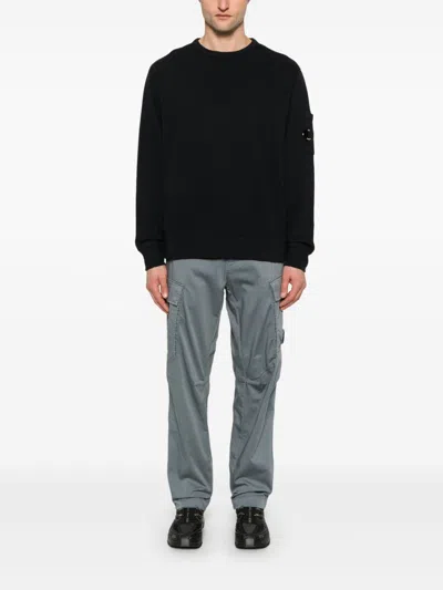 C.p. Company C.p.company Logo Cotton Crewneck Sweatshirt