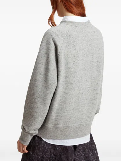 Woolrich Crew Neck Knitwear Sweatshirt In Gray