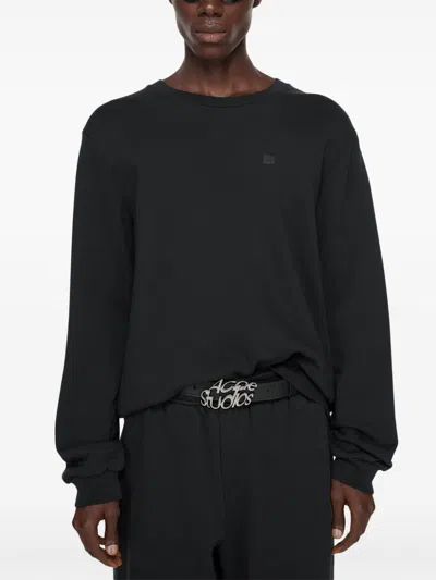 Acne Studios Women Logo Cotton Sweatshirt