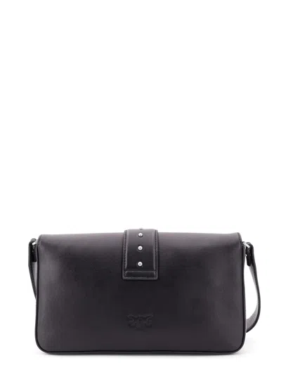 Pinko Love One Classic Leather Shoulder Bag
