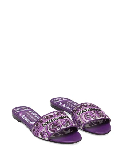 Dolce & Gabbana Dolce&gabbana Women Leather Dg Logo Sandals