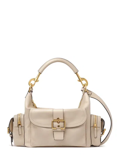 Chloé Chloè Leather Camera Bag In Neutral