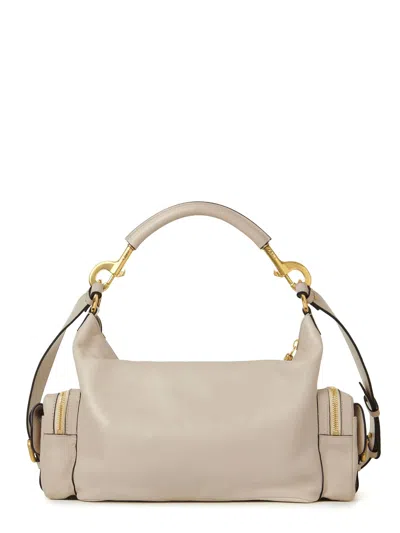 Chloé Chloè Leather Camera Bag In Neutral